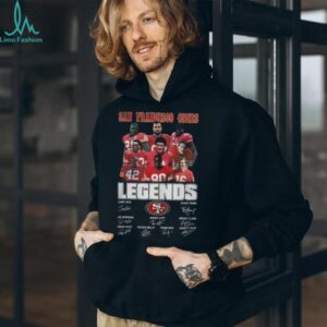 Official San Francisco 49ers Legends Signatures T Shirt