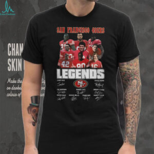 Official San Francisco 49ers Legends Signatures T Shirt