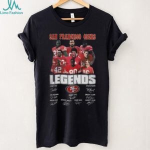 Official San Francisco 49ers Legends Signatures T Shirt