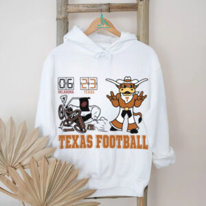 Official Texas Longhorns vs Oklahoma Sooners 2025 Score 23 6 Hoodie