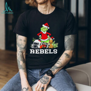 Ole Miss Rebels The Grinch and Max helmet Christmas 2025 shirt