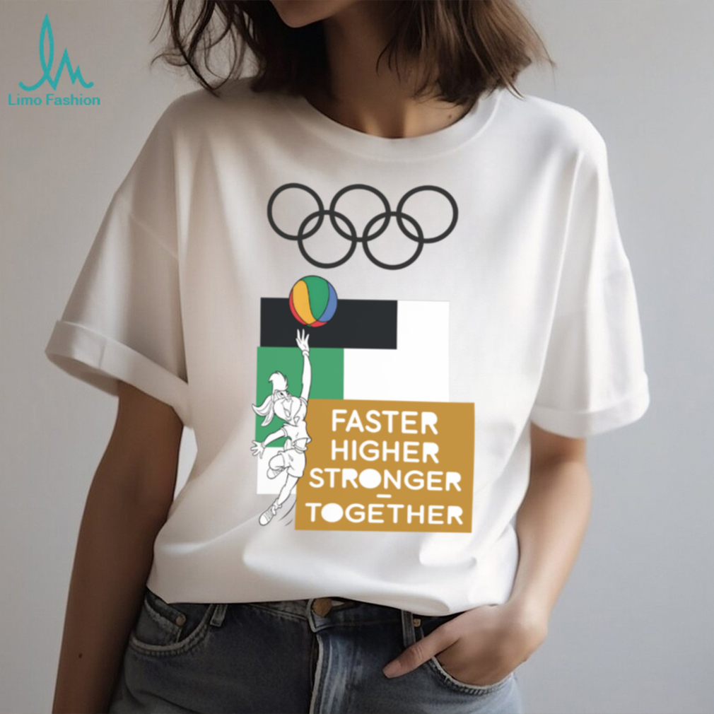 Olympics Shop The Olympic Collection x Looney Tunes Lola Court Retro Poster Graphic Tee Olympics Shop The Olympic Collection x Looney Tunes Lola Court Retro Poster Graphic Tee