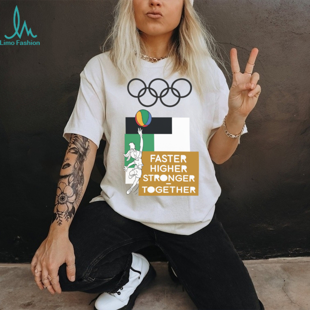 Olympics Shop The Olympic Collection x Looney Tunes Lola Court Retro Poster Graphic Tee Olympics Shop The Olympic Collection x Looney Tunes Lola Court Retro Poster Graphic Tee