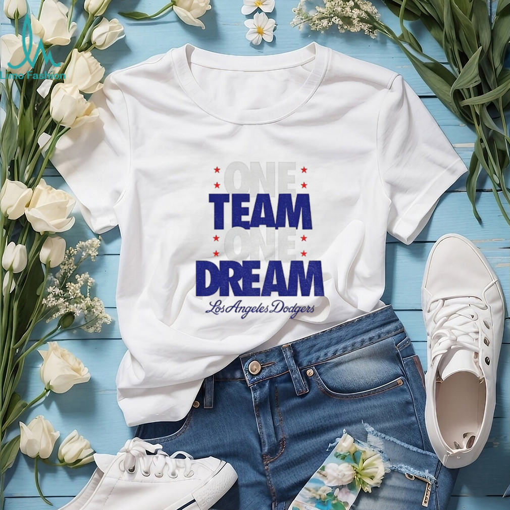 One team one dream Los Angeles Dodgers Back 2 Back Champions MLB World Series shirt One team one dream Los Angeles Dodgers Back 2 Back Champions MLB World Series shirt