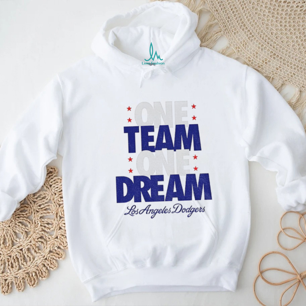 One team one dream Los Angeles Dodgers Back 2 Back Champions MLB World Series shirt One team one dream Los Angeles Dodgers Back 2 Back Champions MLB World Series shirt