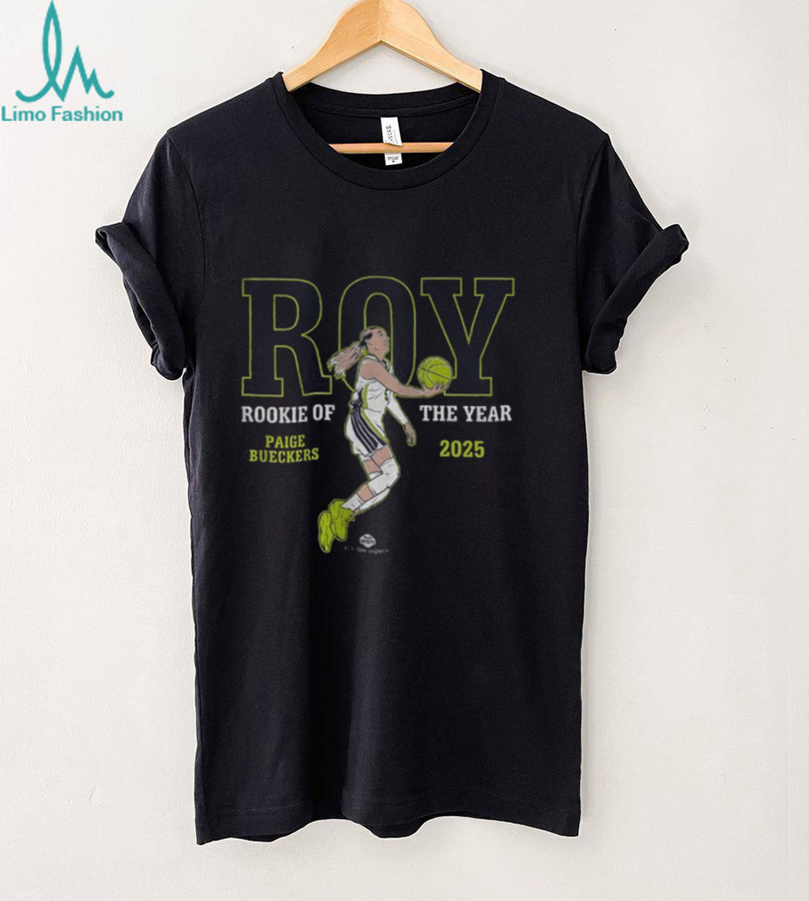 Paige Bueckers Dallas Wings Basketball WNBA Roy Rookie of the Year 2025 shirt Paige Bueckers Dallas Wings Basketball WNBA Roy Rookie of the Year 2025 shirt