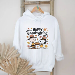 Peanuts Happy Thanksgiving Charlie Brown and Snoopy T Shirt
