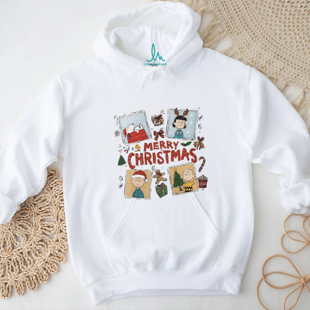 Peanuts Merry Christmas Graphic T Shirt Peanuts Merry Christmas Graphic T Shirt