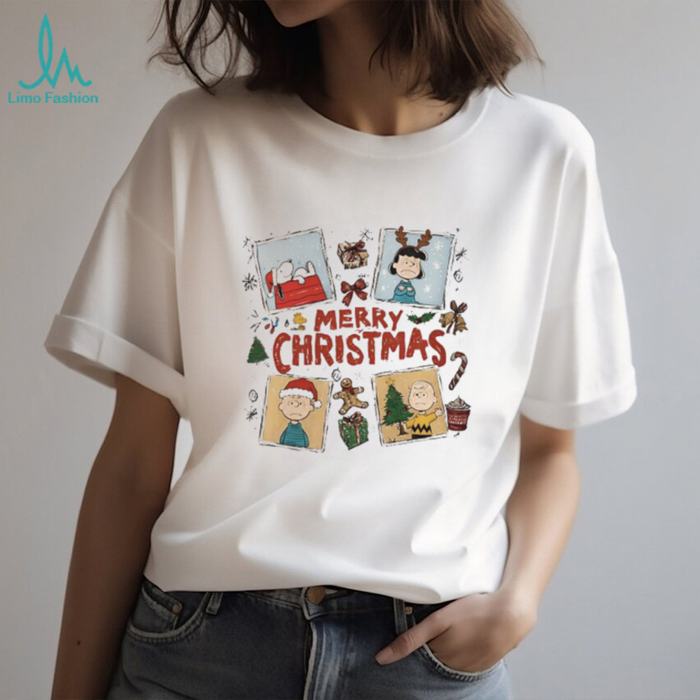 Peanuts Merry Christmas Graphic T Shirt Peanuts Merry Christmas Graphic T Shirt