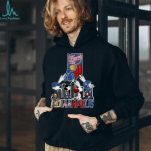 Peanuts Snoopy And Friend Abbey Road Skyline Indianapolis Sports Team T Shirts