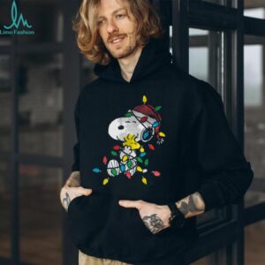 Peanuts Snoopy Woodstock Christmas Lights T Shirt