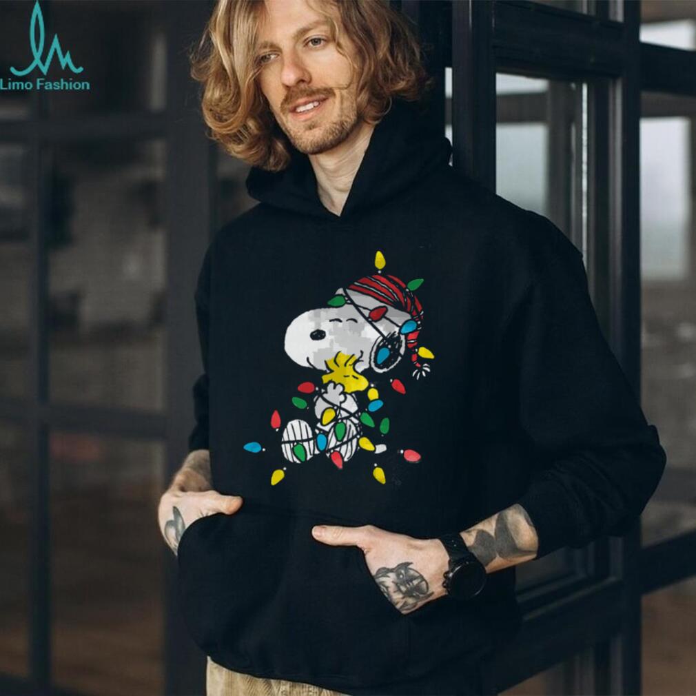 Peanuts Snoopy Woodstock Christmas Lights T Shirt Peanuts Snoopy Woodstock Christmas Lights T Shirt