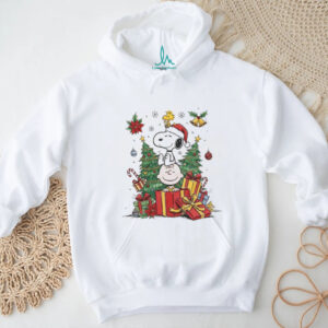 Peanuts Snoopy and Charlie Brown Christmas Tree T Shirt