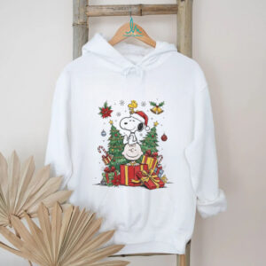Peanuts Snoopy and Charlie Brown Christmas Tree T Shirt