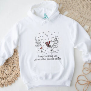 Peanuts Snoopy and Woodstock Christmas Snowfall T Shirt