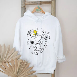 Peanuts Snoopy and Woodstock's Be Happy Dance T Shirt