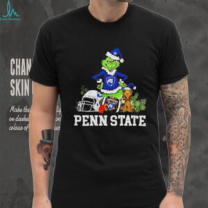 Penn State The Grinch and Max helmet Christmas 2025 shirt