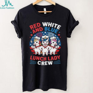 Personalized Custom Name Lunch Lady Squad Proud 4th Of July Three Lunch Lady Tools Patriotic T Shirt