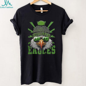 Philadelphia Eagles Retro Cool Eagle with Beanie and Sunglasses T Shirt