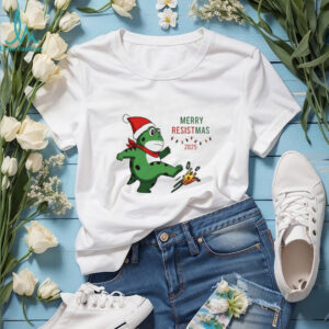 Portland Frog kick crown Resist Merry Christmas Merry Christmas shirt