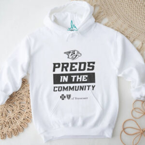 Preds in the community Nashville Predators 2025 shirt