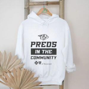 Preds in the community Nashville Predators 2025 shirt