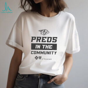 Preds in the community Nashville Predators 2025 shirt
