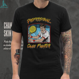 Professional cage fighter padel shirt