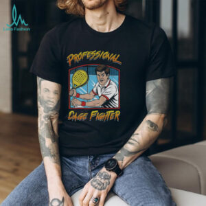 Professional cage fighter padel shirt