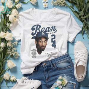 Puka Nacua Bean Kobe Bryant Los Angeles Dodgers 24 Black Mamba T Shirts