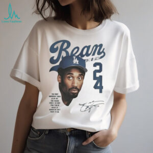 Puka Nacua Bean Kobe Bryant Los Angeles Dodgers 24 Black Mamba T Shirts