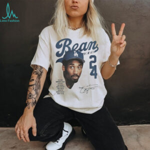 Puka Nacua Bean Kobe Bryant Los Angeles Dodgers 24 Black Mamba T Shirts