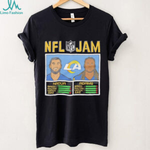 Puka Nacua and Davante Adams NFL Jam Los Angeles Rams shirt
