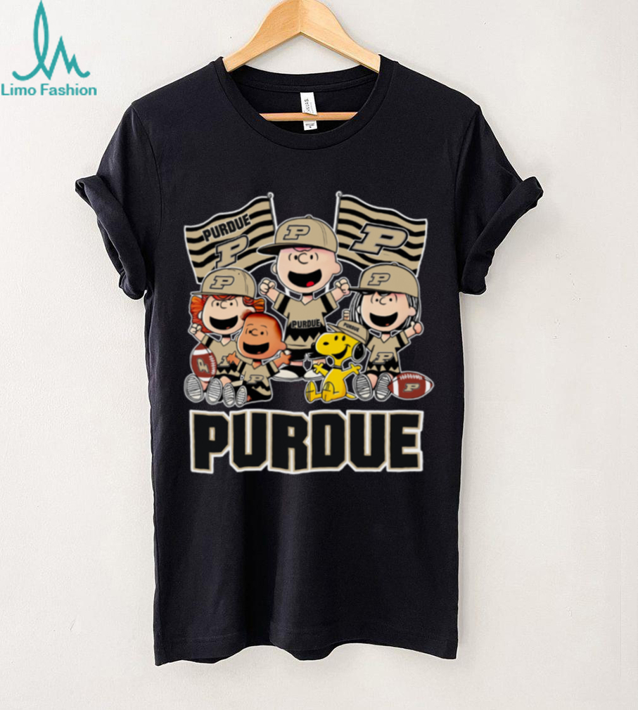 Purdue Boilermakers Shop Snoopy Charlie Brown And Friends Boilermakers Flags T Shirt Purdue Boilermakers Shop Snoopy Charlie Brown And Friends Boilermakers Flags T Shirt