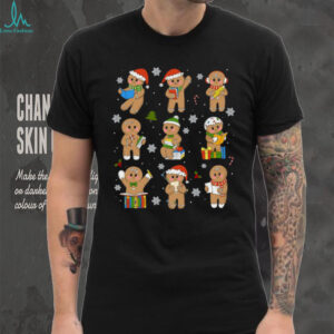 Reading Gingerbread Christmas T Shirt