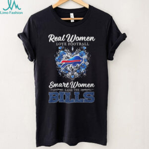 Real Women Love Football Smart Women Love The Bills T Shirt