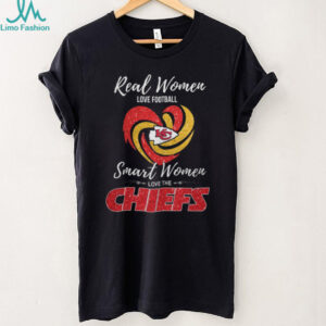 Real Women Love Football, Smart Women Love The Chiefs T Shirt