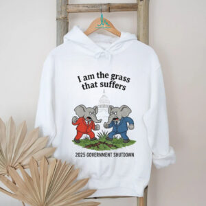 Republican Elephant I am the grass that suffers 2025 Government Shutdown shirt