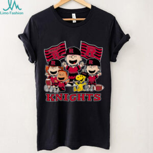 Rutgers Scarlet Knights Shop Snoopy Charlie Brown And Friends Knights Flags T Shirt