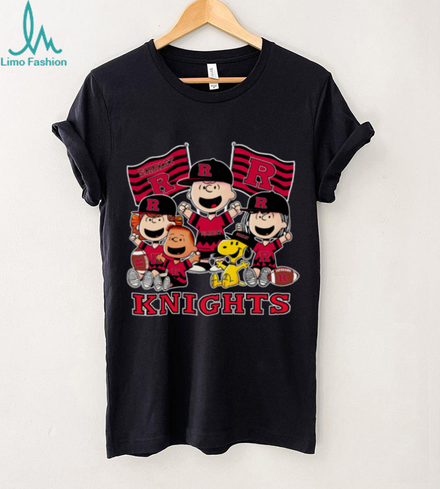 Rutgers Scarlet Knights Shop Snoopy Charlie Brown And Friends Knights Flags T Shirt Rutgers Scarlet Knights Shop Snoopy Charlie Brown And Friends Knights Flags T Shirt