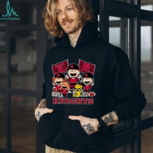 Rutgers Scarlet Knights Shop Snoopy Charlie Brown And Friends Knights Flags T Shirt