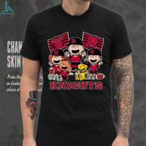 Rutgers Scarlet Knights Shop Snoopy Charlie Brown And Friends Knights Flags T Shirt