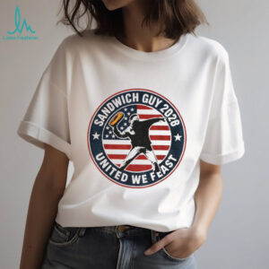 Sandwich Guy Resist 2028 United We Feast logo shirt