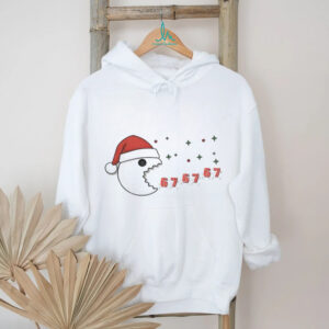 Santa Hat 67 meme Pacman game funny Christmas shirt