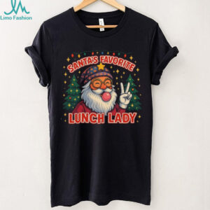 Santa's Favorite Lunch Lady I Love Being Classic T shirt