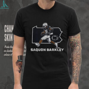 Saquon Barkley State Star Penn State Nittany Lions football shirt