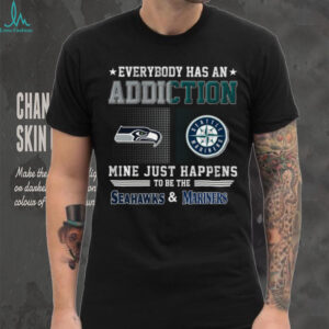 Seattle Seahawks & Mariners Fan Addiction T Shirt