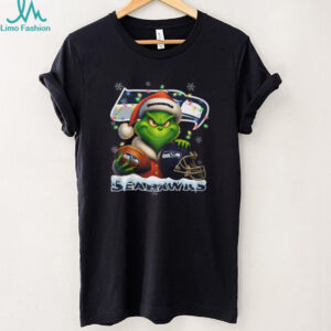 Seattle Seahawks The Grinch ugly holiday T Shirt