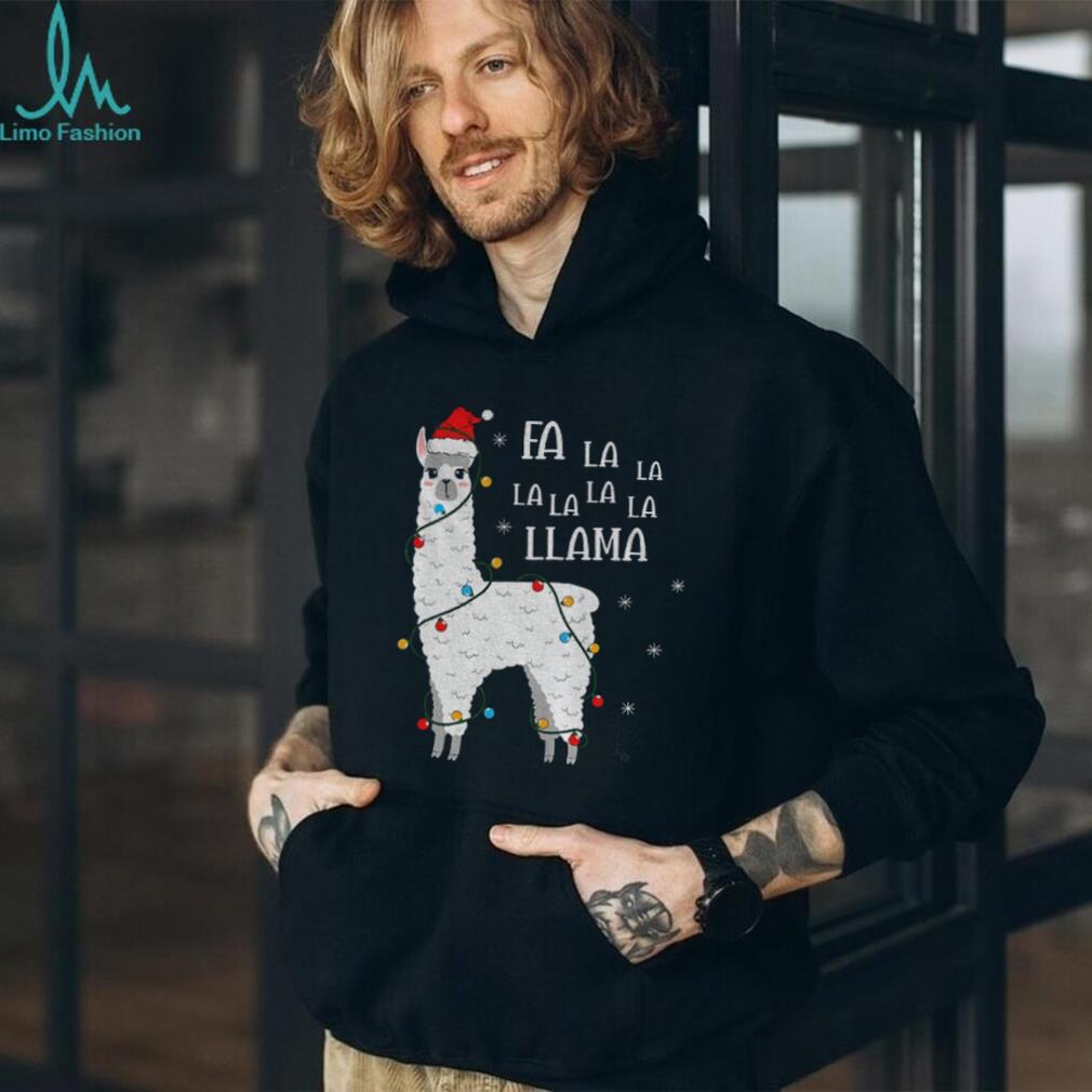 Sheep Santa hat Deck the Halls Fa la la la la la Llama Merry Christmas shirt Sheep Santa hat Deck the Halls Fa la la la la la Llama Merry Christmas shirt