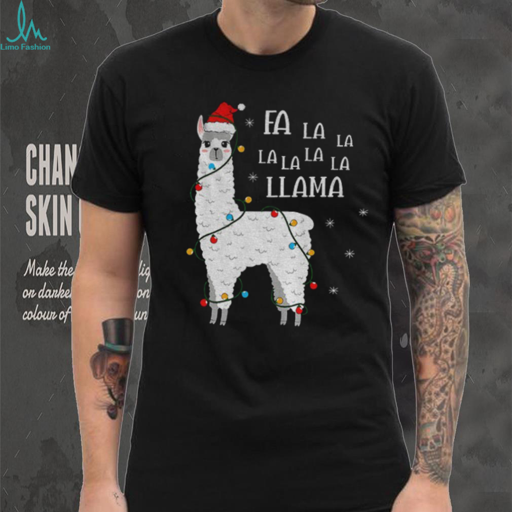 Sheep Santa hat Deck the Halls Fa la la la la la Llama Merry Christmas shirt Sheep Santa hat Deck the Halls Fa la la la la la Llama Merry Christmas shirt